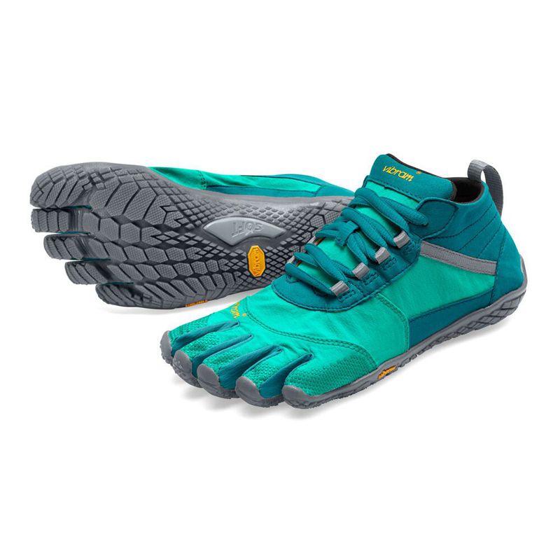 Vibram FiveFingers V-Trek Női Túracipő - Türkiz NCAZ901